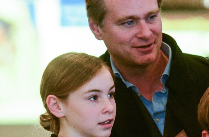 Christopher with daughter Flora in 2014