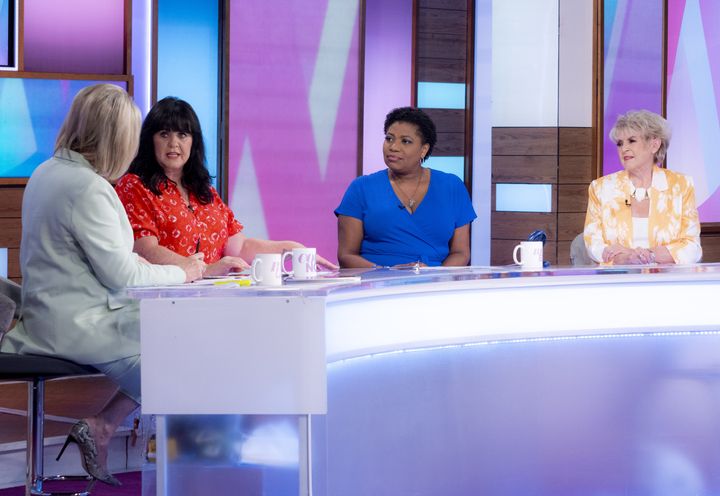 Coleen discussed her diagnosis with Ruth Langsford, Brenda Edwards and Gloria Hunniford on Loose Women