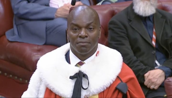 Shaun Bailey admitted to the House of Lords.