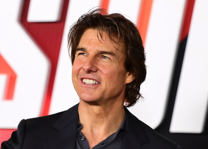 Tom Cruise attends the premiere of "Mission: Impossible - Dead Reckoning Part One" in New York on July 10. Cruise reportedly joined a SAG-AFTRA negotiating session via Zoom to advocate for the union's positions on AI and stunt performers.