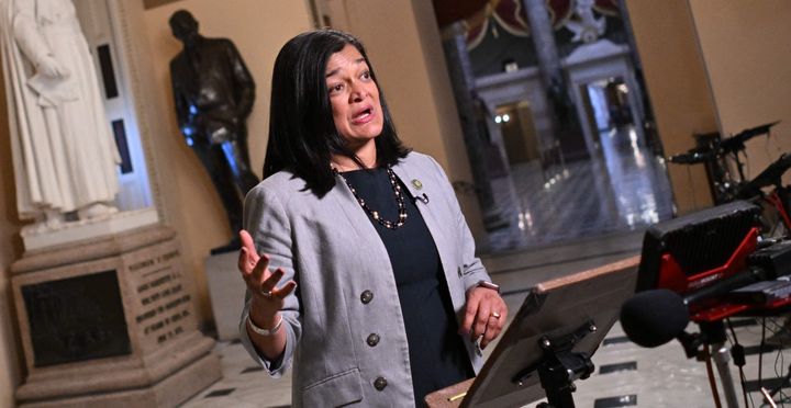 Rep. Pramila Jayapal (D-Wash.), a critic of Israel, referred to the nation Saturday as "a racist state" but recanted her words on Sunday.