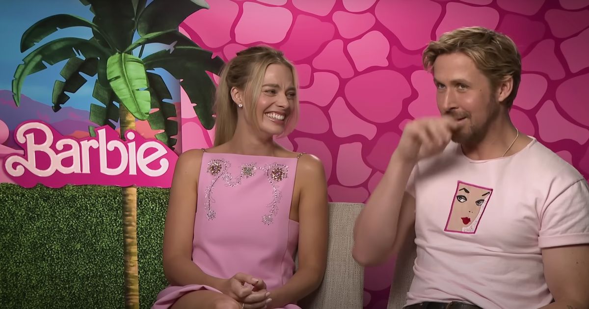 Margot Robbie Reacts To Ryan Goslings Most Embarrassing Role