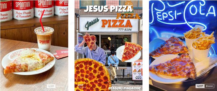 （写真：SPONTINI カスケード / JESUS PIZZA / TOKEN Eatery Bar Pizzeria）