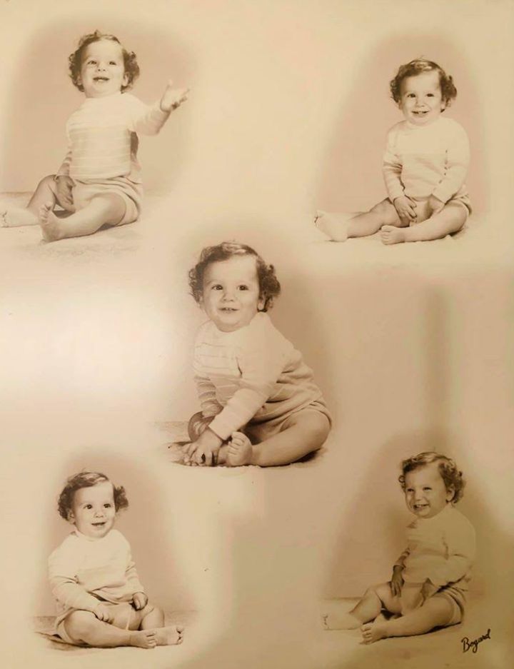 The author as a baby.