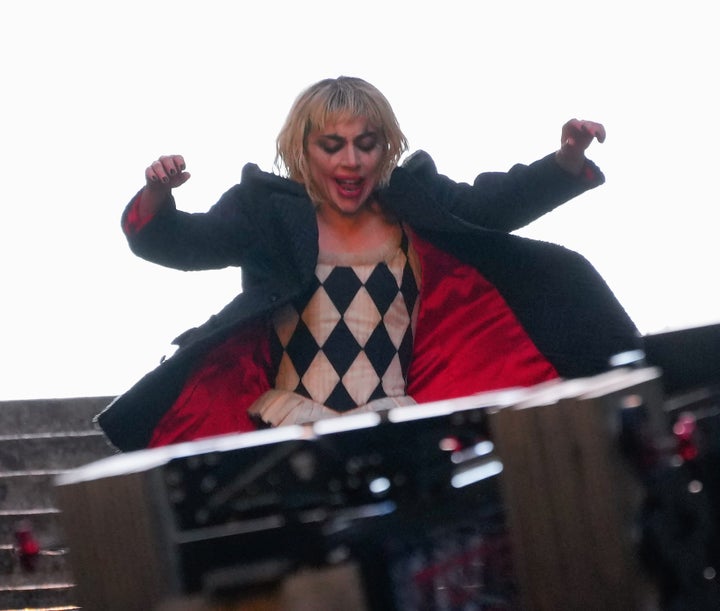 Lady Gaga on the set of Joker: Folie A Deux