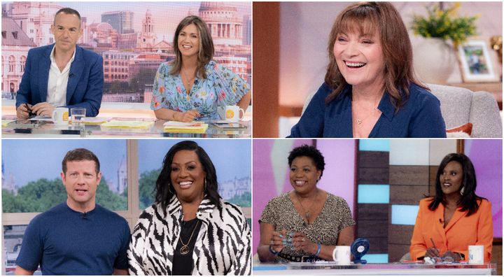 The stars of Good Morning Britain, Lorraine, This Morning and Loose Women on ITV