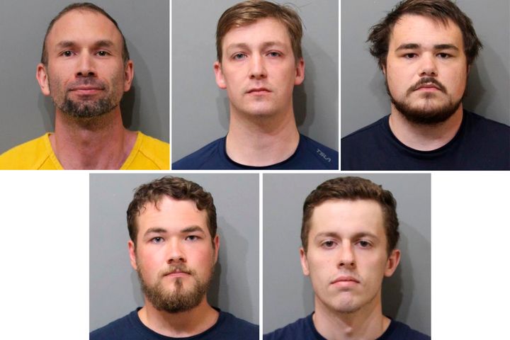 James Michael Johnson, Forrest Rankin, Robert Whitted, Devin Center and Derek Smith were found guilty by a northern Idaho jury on Thursday of misdemeanor charges of conspiracy to riot at a Pride event.