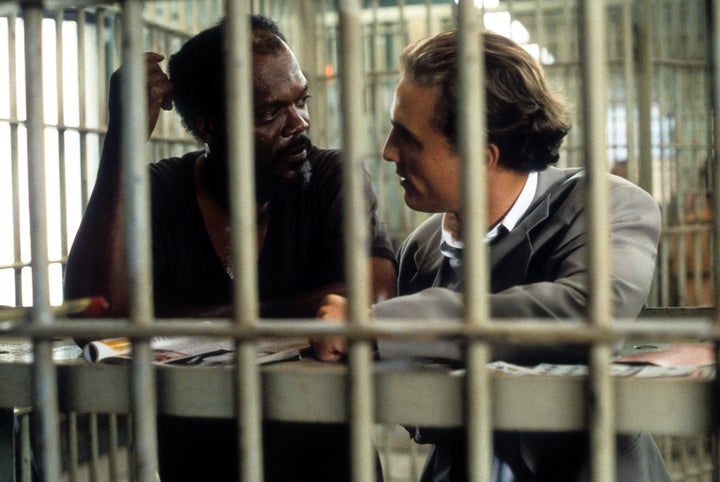 Samuel L. Jackson (left) said the entire perception of his character in 1996's "A Time to Kill" was skewed in the editing process.