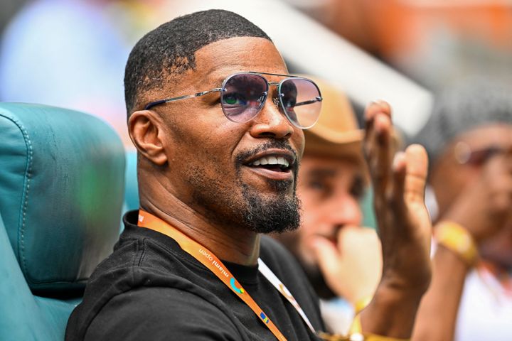 Jamie Foxx appears at the Miami Open in Florida on March 30.