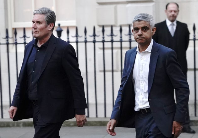 Keir Starmer and Sadiq Khan are at odds over ULEZ.