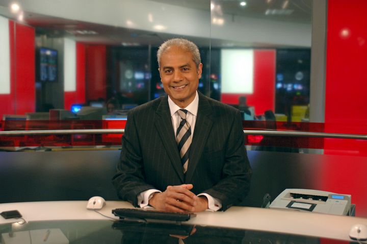 BBC News presenter George Alagiah pictured in 2006