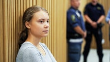 Greta Thunberg Defiant After Swedish Court Fines Her For Disobeying Police During Protest Greta Thunberg Defiant After Swedish Court Fines Her For Disobeying Police During Protest