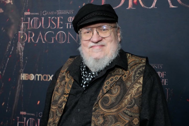 George RR Martin na HBO "casa do dragão" triagem em março.