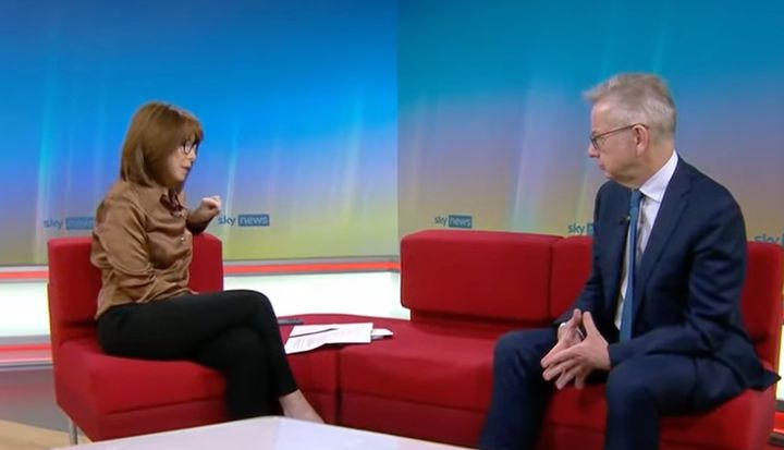 Kay Burley grilled Michael Gove on Sky News