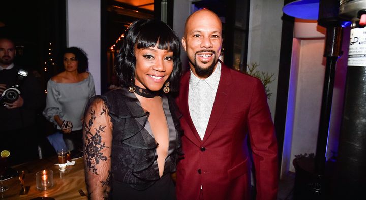 Tiffany Haddish and Common at the rapper's Toast to the Arts party on March 2, 2018. 