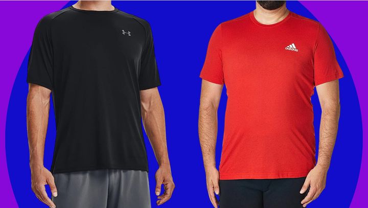 Men's Dry-Fit Short Sleeve Running T-Shirt for Gym Workout |  Moisture-Wicking & Breathable