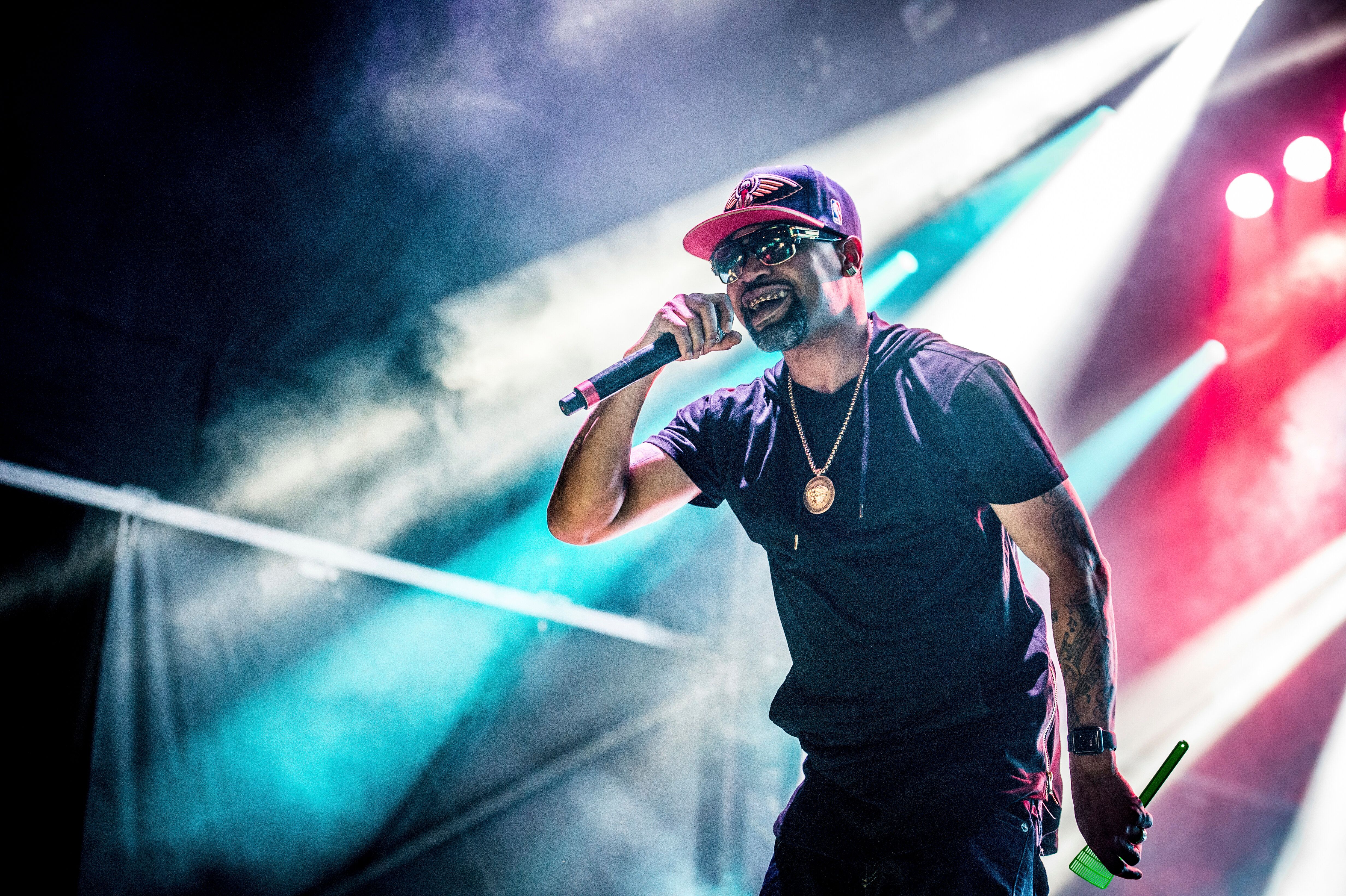 Juvenile performs at BUKU Music and Art Project at Mardi Gras World on Friday, March 10, 2017, in New Orleans. (Photo by Amy Harris/Invision/AP)
