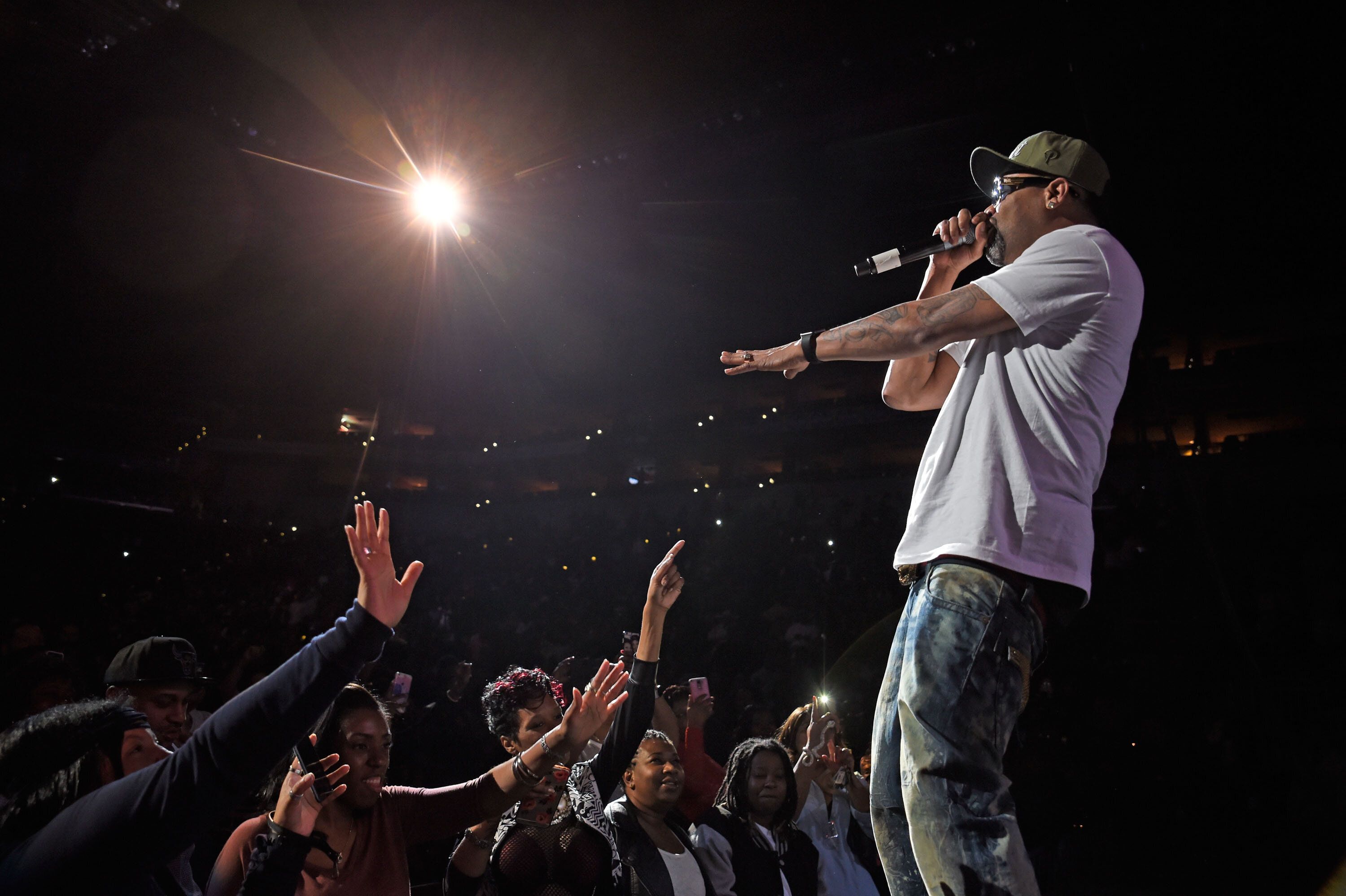 Juvenile performs during the Louisville Old School Hip Hop Festival at KFC YUM! Center on Feb. 14, 2017, in Louisville, Kentucky. (Photo by Stephen J. Cohen/Getty Images)