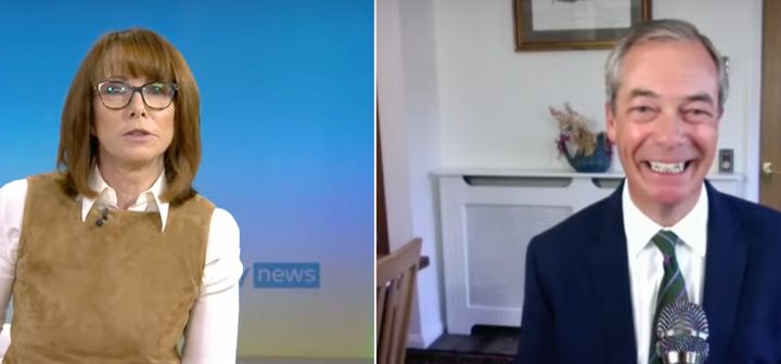 Kay Burley grilled Nigel Farage on Sky News
