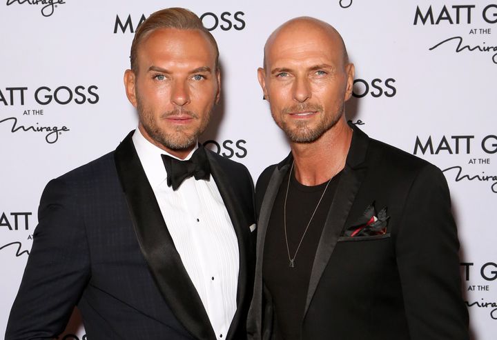 Matt Goss (L) and his brother Luke pictured in 2019