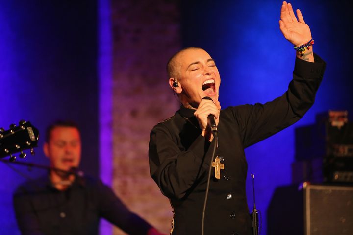 Sinéad O'Connor performs at City Winery in 2014 in New York.
