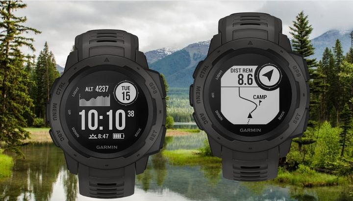 The Garmin Instinct GPS watch