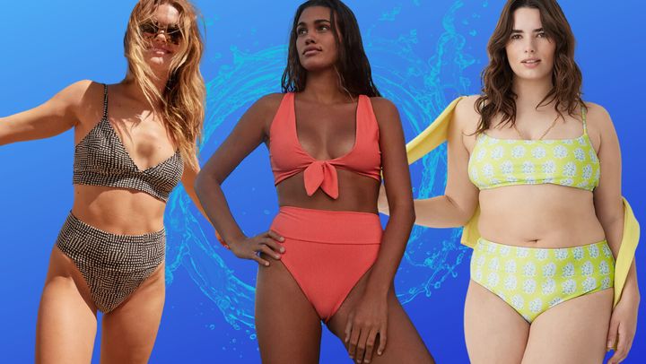 2021 New Bikini Strapless Swimwear Women Solid 6 Color Push Up