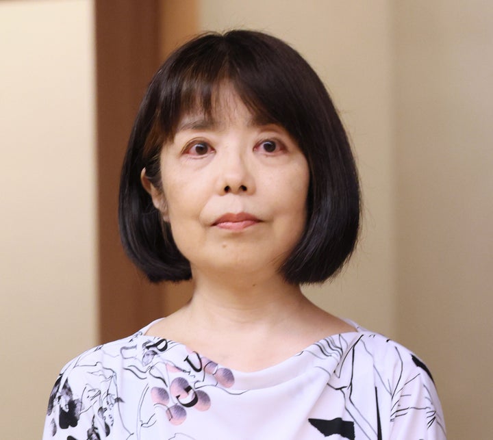 歌人の俵万智さん(2023年7月13日撮影)