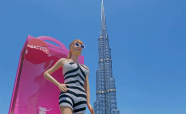 'Barbie' at the Burj Khalifa