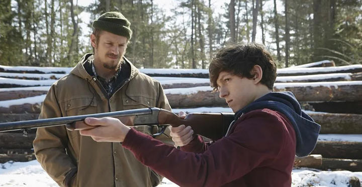 Joel Kinnaman and Tom Holland in Edge Of Winter