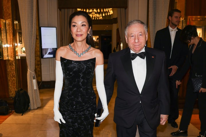 Michelle Yeoh (left) and Jean Todt at the 2023 Cannes Film Festival in May.