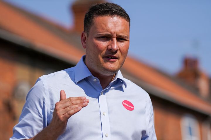 SELBY, ENGLAND - JUNE 12: Wes Streeting, Shadow Secretary of State for Health and Social Care, visits Selby as he canvasses ahead of the by-election on June 12, 2023 in Selby, England. Sitting Conservative MP and Boris Johnson supporter, Nigel Adams, resigned his set triggering a by-election in the constituency of Selby and Ainsty. (Photo by Ian Forsyth/Getty Images)