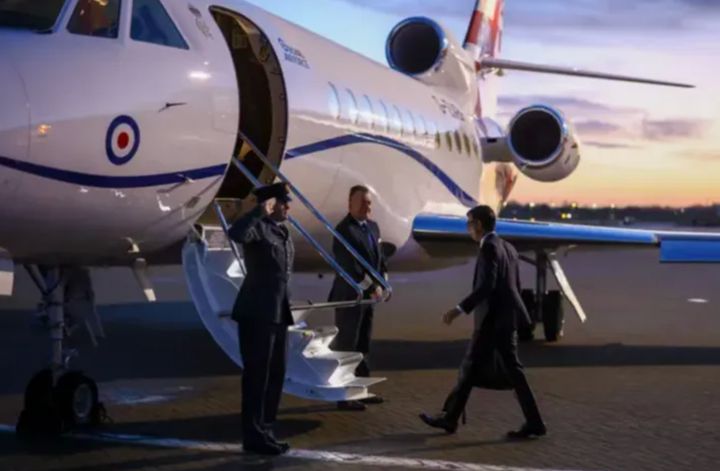 The prime minister has been criticised in the past for his use of private planes