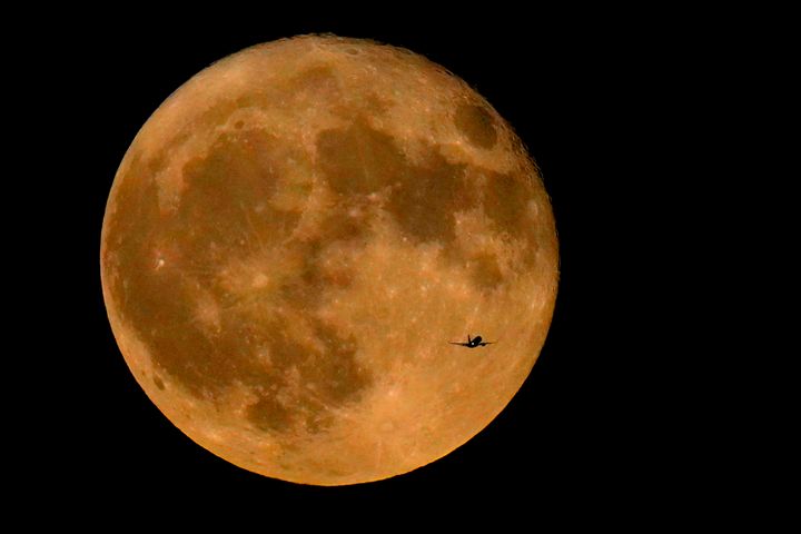 The last time two full supermoons graced the sky in the same month was in 2018.