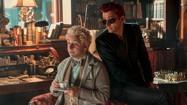 Michael Sheen and David Tennant in Good Omens