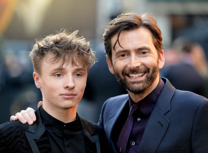 Ty Tennant with dad and co-star David Tennant