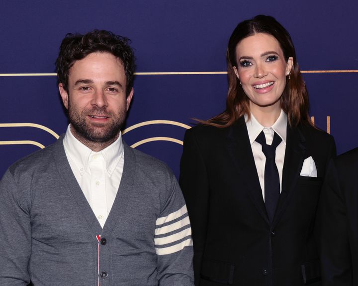 Mandy Moore with husband Taylor Goldsmith in May 2022.