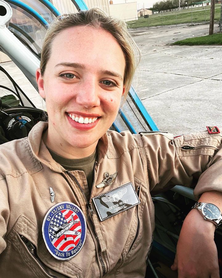 Devyn Reiley, 30, died in an aviation accident during an air show in Oshkosh, Wisconsin, on Saturday.