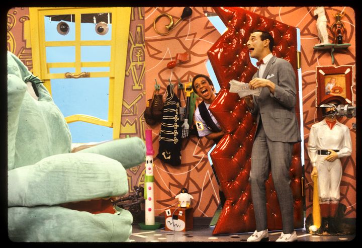 A publicity still from 'Pee Wee's Playhouse" in 1986.