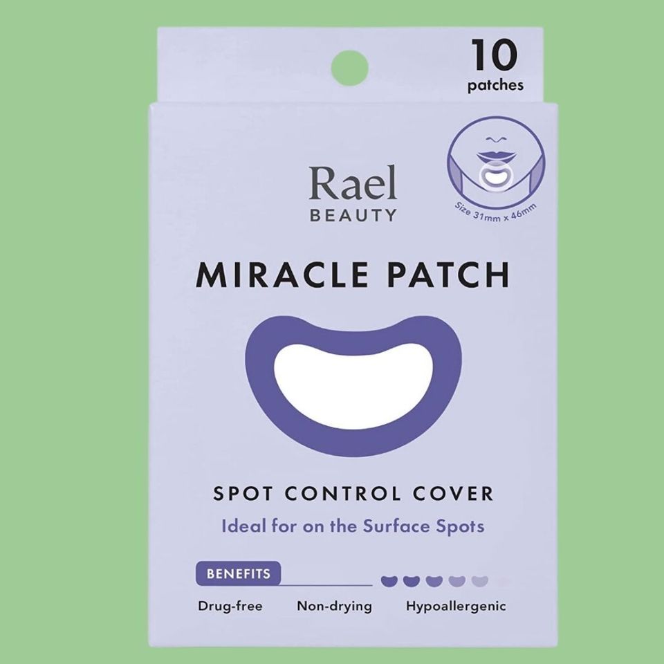 Large patches for on-the-surface acne