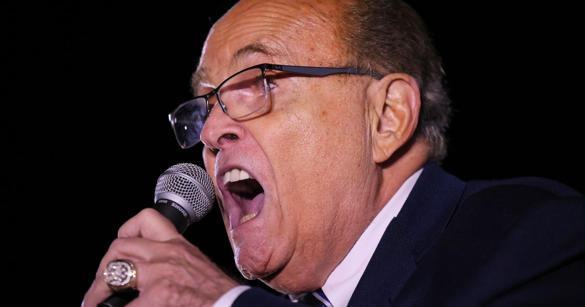 Rudy Giuliani Flips Out Over Trump's Jan. 6 Indictment