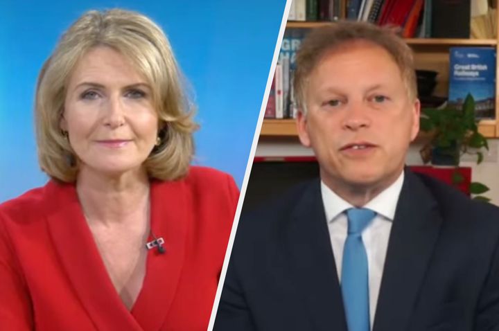 Grant Shapps clashed with Jayne Secker on Sky News.