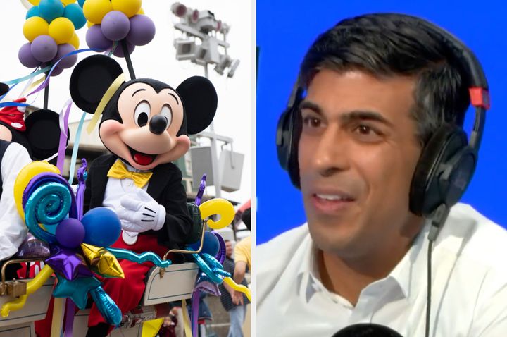 Rishi Sunak revealed on Wednesday that he's taking his family to Disneyland in California
