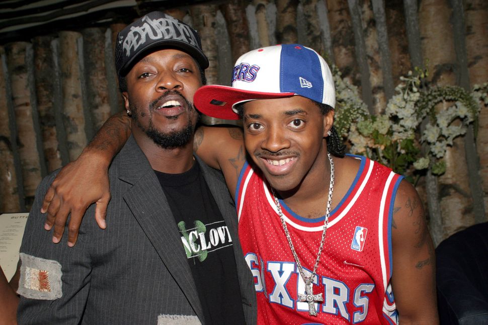 Anthony Hamilton and Dupri attend the "Comin' From Where I'm From" album release after-party in New York City.