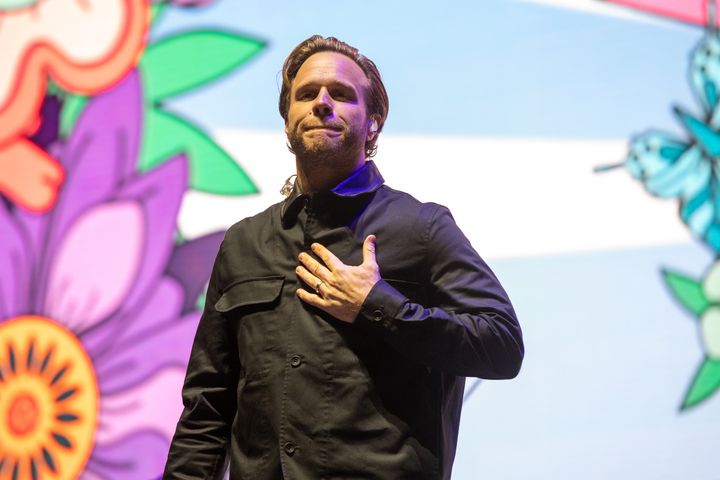 Olly Murs performs at Flackstock Festival 2023 at Englefield House on July 24