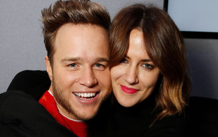 Olly Murrs and Caroline Flack, pictured in 2014
