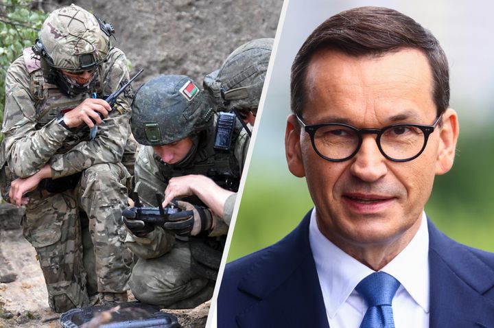 The Polish prime minister Mateusz Morawiecki has issued a warning about the number of Wagner troops in Belarus