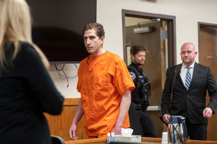 Bryan Kohberger enters the courtroom for his arraignment hearing in Latah County District Court, May 22, 2023, in Moscow, Idaho. 