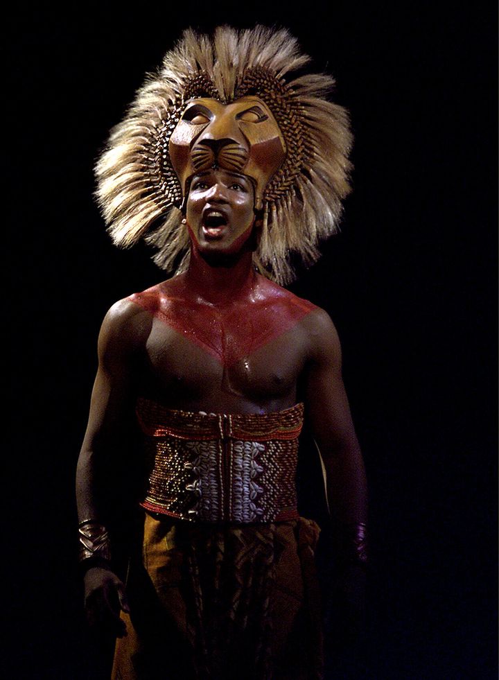 Clifton Oliver as Simba in Disney's "The Lion King." 