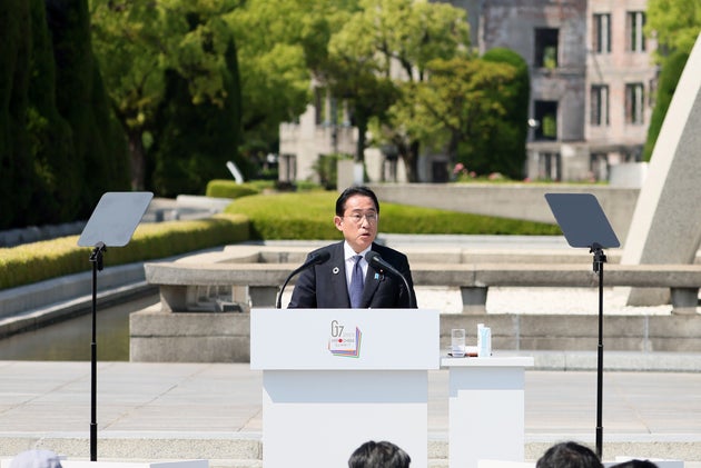 会見する岸田首相（2023年05月21日撮影）